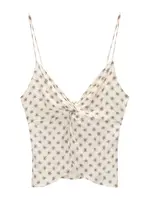 Pull&Bear Top  tmavošedá / biela