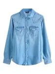 Next Blúzka  modrá denim