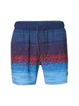 KOROSHI Plavecké šortky  modrá / námornícka modrá / svetlomodrá / červená