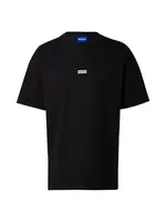 HUGO Tričko 'Nalono'  čierna / biela