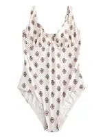 Next Jednodielne plavky  svetlobéžová / oranžová / červená / čierna