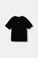 Dětské bavlněné tričko Guess černá barva, s aplikací, L5BI16 KCNQ4