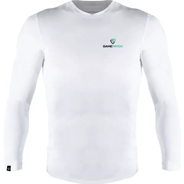 GAMEPATCH COMPRESSION SHIRT Kompresní unisex triko, bílá, velikost