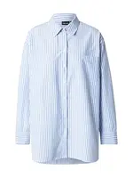 PIECES Blúzka 'PCMELIA'  modrá / biela