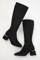 Soho Black Suede Women's Boots 19952