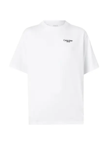 Calvin Klein Jeans Tričko  čierna / biela
