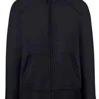 Black women's sweatshirt with stand-up collar Fruit of the Loom