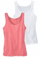 VIVANCE Top  tmavoružová / prírodná biela