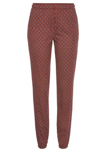 VIVANCE Pyžamové nohavice 'Dreams'  zmiešané farby / hrdzavo červená
