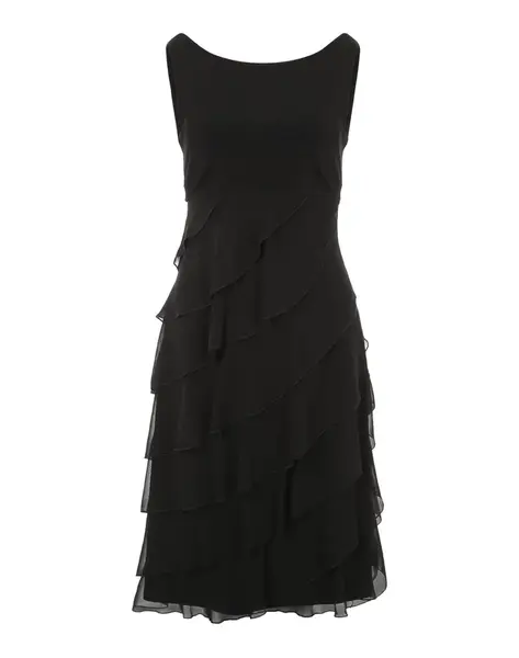 SWING Kokteilové šaty  čierna