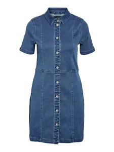 Noisy may Šaty 'Nisa'  modrá denim
