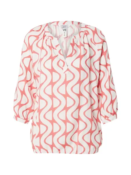 ZABAIONE Blúzka 'Co44rnelia'  oranžová / biela