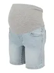 MAMALICIOUS Džínsy 'MLOslo'  modrá denim / sivá melírovaná