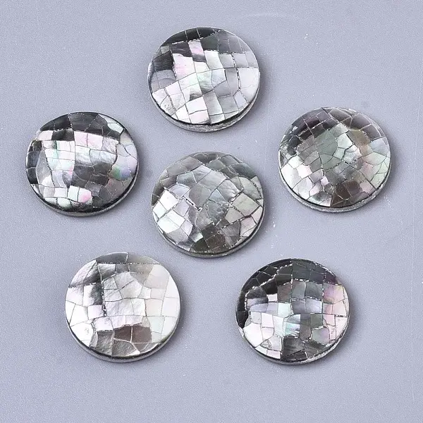 Natural Black Lip Shell Cabochons