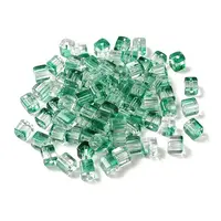 Two Tone Transparent Glass Beads
