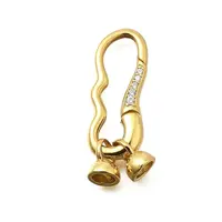 925 Sterling Silver Cubic Zirconia Fold Over Clasps