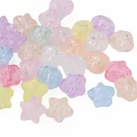 Transparent Crackle Acrylic Beads