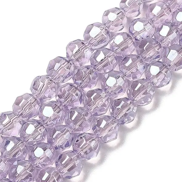 Electroplate Glass Beads Strands
