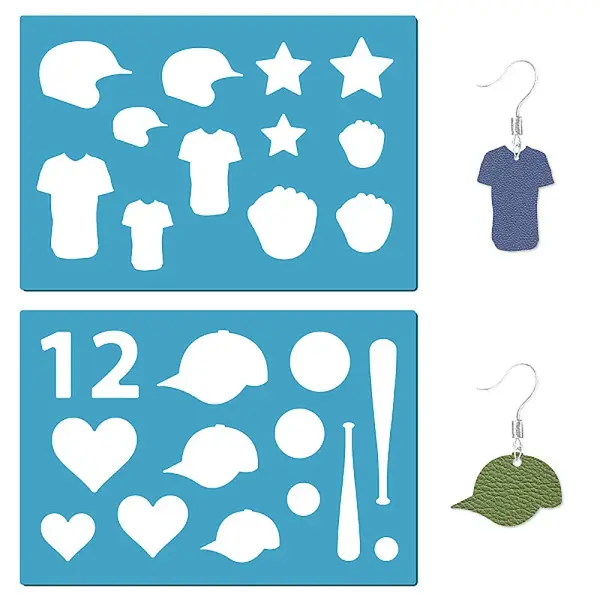 Acrylic Earring Handwork Template