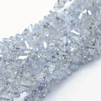Electroplate Glass Beads Strands