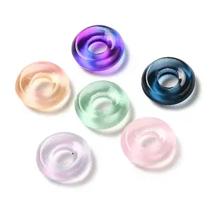 Transparent Glass European Beads