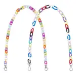 2Pcs 2 Styles PP Chain Belt