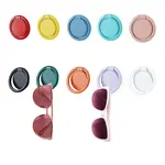 20Pcs 10 Colors Alloy Cell Phone Flat Round Holder Stand