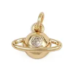 Brass Pave Cubic Zirconia Pendants