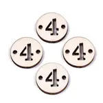 Unfinished Natural Poplar Wood Links Connectors