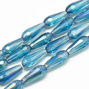 Electroplate Glass Beads Strands