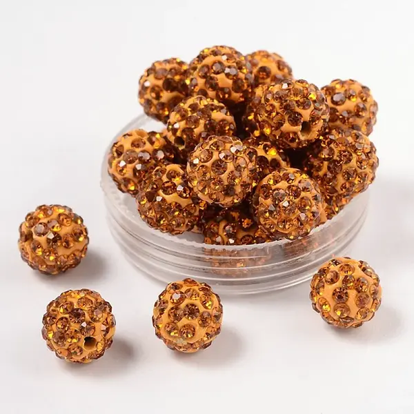 Pave Disco Ball Beads