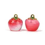 Spray Painted Glass Pendants