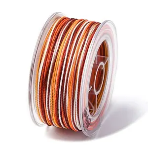 Segment Dyed Waxed Polyester Cord