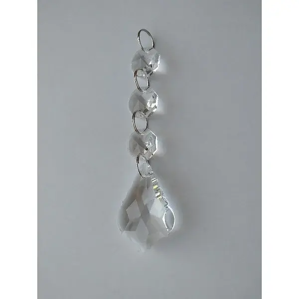 Transparent Glass Pendants for Curtains