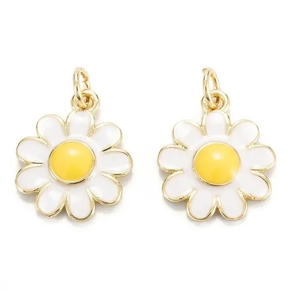 Brass Enamel Pendants