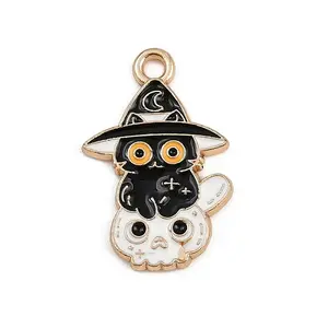 Halloween Alloy Enamel Pendants