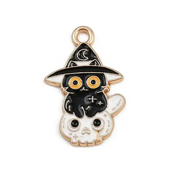 Halloween Alloy Enamel Pendants