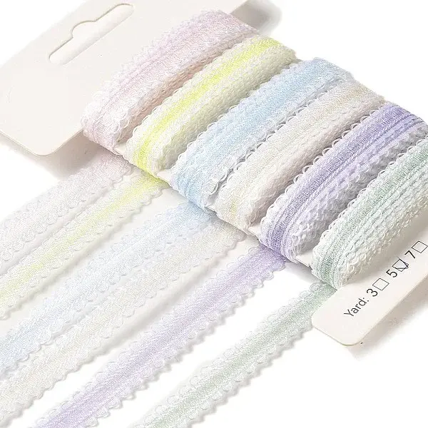 Polyester and Nylon Picot Edged Ribbon Sets