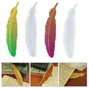 Feather Shape Bookmark DIY Silicone Molds