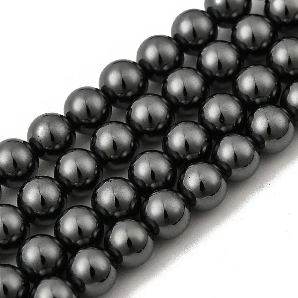 Non-magnetic Synthetic Hematite Beads Strands