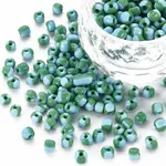 8/0 Two Tone Opaque Glass Seed Beads