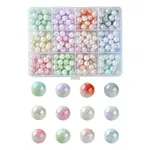 300Pcs 12 Colors Two Tone Opaque Acrylic Beads