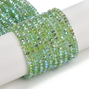 Electroplate Glass Beads Strands