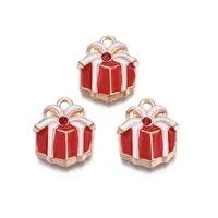 Christmas Alloy Enamel Pendants