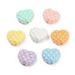 Opaque Acrylic Waffle Beads