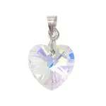 10Pcs Electroplate Brass Glass Pendants