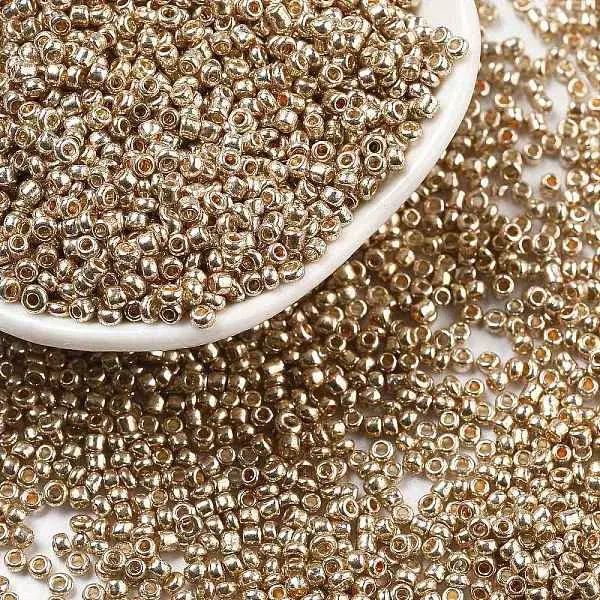 12/0 Electroplate Glass Seed Beads