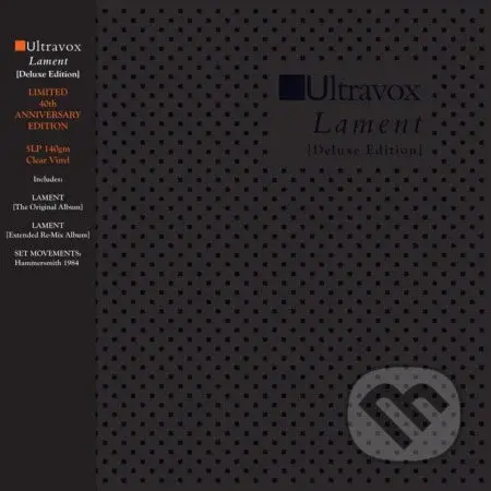 Ultravox:  Lament / Clear LP (5 LP) - Ultravox