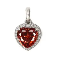 925 Sterling Silver Pave Cubic Zirconia Pendants