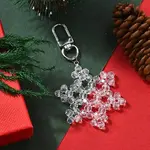 Electroplate Glass Snowflake  Pendant Decoration